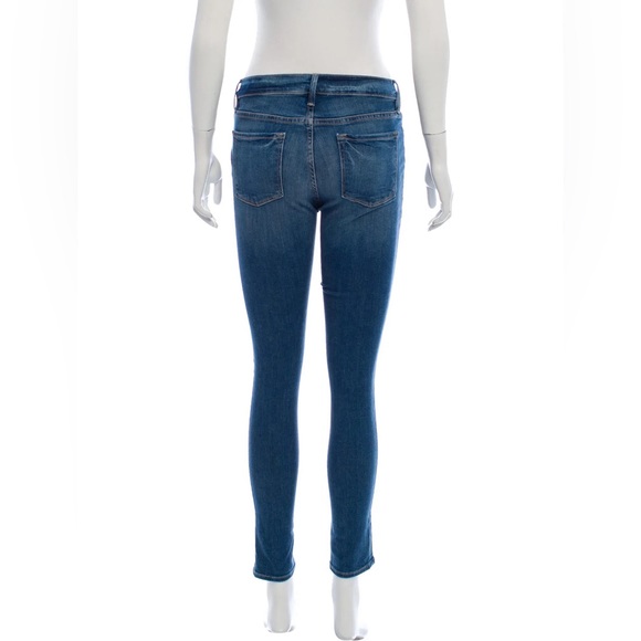 FRAME Mid-Rise Skinny Jeans 27 - Picture 4 of 6